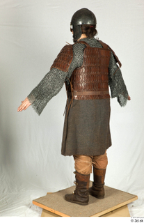  Photos Medieval Soldier in leather armor 5 Medieval clothing Medieval soldier a poses brown gambeson whole body 0004.jpg